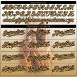 Personalized Jesus Christ Baseball Jersey with Custom Name and Number, White Old Gold-Black 3D Pattern Design Personalized