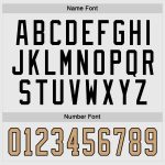 Custom Name and Number Hockey Jersey - Personalized Old Gold-Black Design, White Team Jersey Personalized White Old Gold-Black