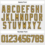 Custom Name and Number Hockey Jersey - Personalized White Old Gold-Black Lace Neck Team Jersey Personalized White Old Gold-Black
