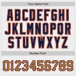 Personalized Authentic Baseball Jersey in White with Old Gold and Navy Accents Personalized White Old Gold-Navy Authentic