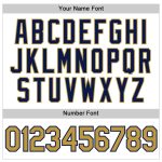 Custom Name Number Authentic Baseball Jersey - Personalized White Old Gold Navy Orange Team Jersey Personalized White Old
