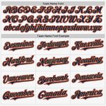 Personalized Authentic Baseball Jersey with Custom Name and Number - White Old Gold Navy-Red Sleeveless Design Personalized