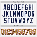 Personalized Authentic Baseball Jersey with Custom Name and Number - White Old Gold Navy-Red Sleeveless Design Personalized