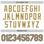 Custom Name and Number Personalized Authentic Baseball Jersey in White Old Gold-Red Personalized White Old Gold-Red Authentic