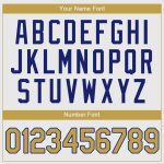 Personalized Old Gold-Royal Authentic Baseball Jersey - Custom White Jersey Personalized White Old Gold-Royal Authentic Baseball