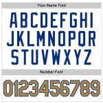 Custom Name Number Personalized Old Gold White Sleeveless Baseball Jersey - Authentic Team Gear Personalized White Old Gold-Royal