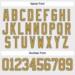 Custom Name and Number Personalized Hockey Lace Neck Jersey in White Old Gold and Steel Gray Personalized White Old Gold-Steel