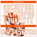 Personalized 3D Tiger Performance T-Shirt - White and Orange Pattern Design Personalized White Orange 3D Pattern Design Tiger