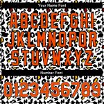 Custom Name and Number Leopard Print 3D Pattern Varsity Bomber Jacket - Personalized Full-Snap Letterman Jacket Personalized