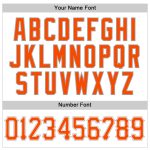 Custom Name and Number Authentic Baseball Jersey - Personalized White and Orange-Gray Team Jersey Personalized White Orange-Gray