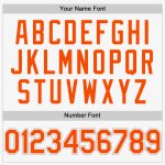 Personalized White and Gray Orange Authentic Sleeveless Baseball Jersey Personalized White Orange-Gray Authentic Sleeveless