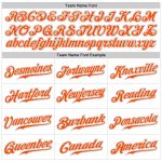 Custom Name and Number Authentic Sleeveless Baseball Jersey - Personalized White and Orange-Gray Team Apparel Personalized