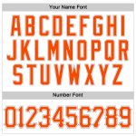Custom Name and Number Authentic Sleeveless Baseball Jersey - Personalized White and Orange-Gray Team Apparel Personalized