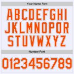 Custom Mesh Baseball Jersey - Personalized White Orange-Gray Authentic Throwback with Team Name and Number Personalized White
