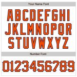 Custom Personalized 3D Pattern Baseball Jersey - White Orange Navy Splash with Name and Number Personalized White Orange-Navy