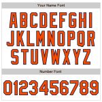 Custom Name Number Baseball Jersey - Personalized White Orange Navy Authentic Raglan Sleeves Personalized White Orange-Navy