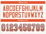 Custom Name and Number Personalized Football Jersey - White Orange Navy Mesh Drift Style Personalized White Orange-Navy Mesh