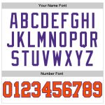 Custom Authentic Basketball Jersey - Personalized White Orange Pinstripe with Name and Number Personalized White Orange Pinstripe