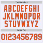 Custom Name and Number Personalized Baseball Jersey - White Orange Powder Blue Mesh Authentic Throwback Personalized White