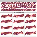Personalized Custom Name Number Baseball Jersey for Team - White Orange Purple Authentic Raglan Sleeves Personalized White
