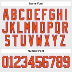 Custom Personalized Hockey Jersey with Name and Number - White Orange Purple Lace Neck Personalized White Orange-Purple Hockey