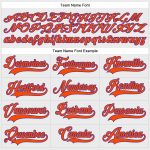 Custom Personalized Hockey Jersey with Name and Number - White Orange Purple Lace Neck Personalized White Orange-Purple Hockey