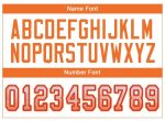 Personalized Custom Name and Number Football Jersey, White Orange-Red Mesh Drift Fashion Apparel Personalized White Orange-Red