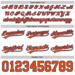 Personalized Authentic Basketball Shorts in White and Orange-Royal - Throwback Style Personalized White Orange-Royal Authentic