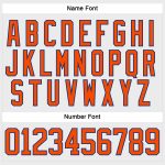 Custom Name and Number Hockey Jersey - Personalized Orange-Royal Lace Neck Team Jersey Personalized White Orange-Royal Hockey