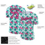 Custom Hawaii Flamingo Performance T-Shirt with 3D Pink-Black Tropical Design, Team Name & Number, Personalized Apparel Personalized