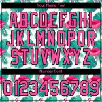 Custom Hawaii Flamingo Performance T-Shirt with 3D Pink-Black Tropical Design, Team Name & Number, Personalized Apparel Personalized