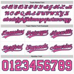 Custom Team Basketball Shorts with Name and Number - Personalized White Pink Black-Light Blue Authentic Throwback Personalized