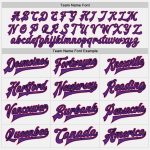 Custom Name Number Varsity Jacket White Pink Black Purple Personalized Full-Snap Bomber Team Letterman Personalized White