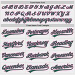 Personalized Softball Jersey - White Pink Kelly Green Unisex Two-Button Personalized White Pink-Kelly Green Two-Button Unisex