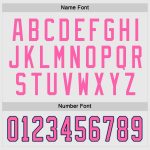 Custom Name and Number Hockey Jersey - Personalized White Pink Light Blue Team Jersey Personalized White Pink-Light Blue