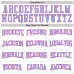 Custom Football Jersey - Personalized Authentic Mesh in White, Pink & Light Blue with Team Name & Number Personalized White