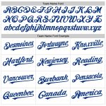 Custom Name Number Baseball Jersey - Personalized White Pink Light Blue Pinstripe Sleeveless Authentic Sportswear Personalized