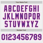 Custom Name and Number Two-Button Unisex Softball Jersey - Personalized White Pink Pinstripe Design Personalized White Pink