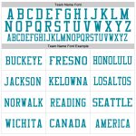 Customizable Authentic Football Jersey - Personalized White Pink Teal Mesh, Custom Name & Number Personalized White Pink-Teal
