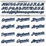 Custom Name and Number Personalized Black-Light Blue Baseball Jersey - White Pinstripe Authentic Fade Fashion Personalized