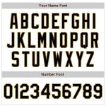 Custom Name & Number Personalized Black-Old Gold Pinstripe Fashion Baseball Jersey - Authentic Team Apparel Personalized