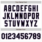 Custom Name Number Personalized Baseball Jersey Black Purple White Pinstripe Fade Fashion Personalized White Pinstripe Black-Purple