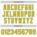 Custom Name & Number Personalized Gold-Kelly Green Pinstripe Baseball Jersey - Authentic Fade Fashion Team Jersey Personalized