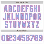 Custom Name and Number Authentic Fade Fashion Baseball Jersey - Personalized Light Blue-Pink Pinstripe Design Personalized