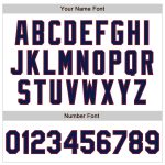 Custom Name and Number Personalized Pinstripe Baseball Jersey in Navy and Crimson - Authentic Fade Fashion Jersey Personalized