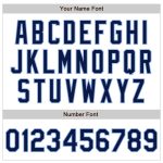 Custom Name and Number Personalized Navy-Light Blue Pinstripe Baseball Jersey Authentic Fade Fashion Personalized White Pinstripe