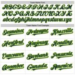 Custom Personalized Navy Neon Green Fade Baseball Jersey with White Pinstripe - Team Name & Number Personalized White Pinstripe