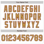 Custom Old Gold and Crimson Baseball Jersey with Personalized Name and Number - White Pinstripe Fade Design Personalized