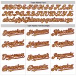 Custom Old Gold and Crimson Baseball Jersey with Personalized Name and Number - White Pinstripe Fade Design Personalized