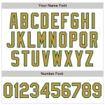 Customizable Old Gold-Green Pinstripe Baseball Jersey with Personalized Name and Number - Authentic Fade Fashion Personalized